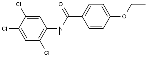 4-ETHOXY-N-(2,4,5-TRICHLOROPHENYL)BENZAMIDE Struktur