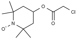 4-(2-chloroacetoxy)-2,2,6,6-tetramethylpiperidin-1-olate Struktur