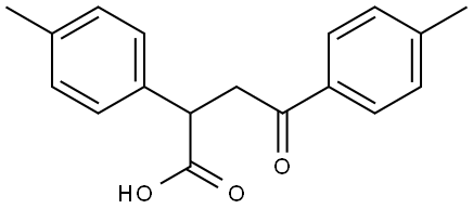 2,4-BIS(4-METHYLPHENYL)-4-OXOBUTANOIC ACID Struktur