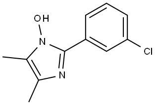 2-(3-chlorophenyl)-4,5-dimethyl-1H-imidazol-1-ol Struktur