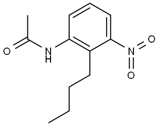 N-(2-BUTYL-3-NITROPHENYL)ACETAMIDE Struktur