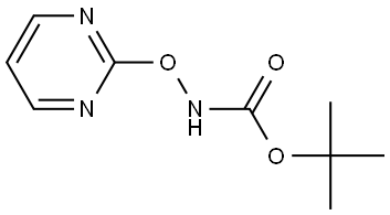 tert-butyl (pyrimidin-2-yloxy)carbamate Struktur