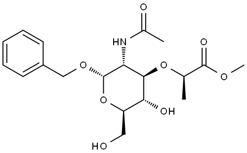 N-Acetyl-1-O-(phenylmethyl)-α-muramic Acid Methyl Ester|N-ACETYL-1-O-(PHENYLMETHYL)-Α-MURAMIC ACID METHYL ESTER