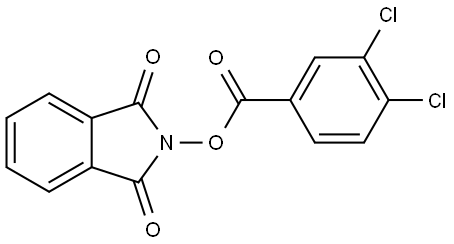 1,3-dioxo-2,3-dihydro-1H-isoindol-2-yl 3,4-dichlorobenzoate Struktur