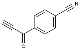 4-Propioloylbenzonitrile Struktur