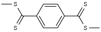 Dimethyl 1,4-benzenedicarbodithioate Struktur