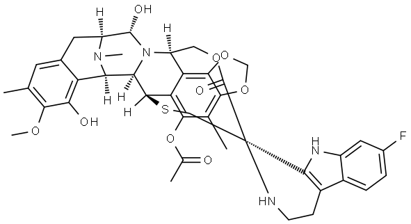 lurbinectedin  Impurity 1 Struktur