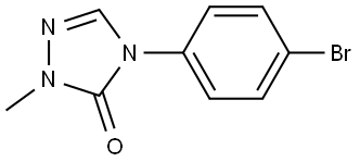 4-(4-bromophenyl)-2-methyl-1,2,4-triazol-3-one Struktur