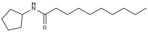 N-Decanoyl cyclopentylamide Structure