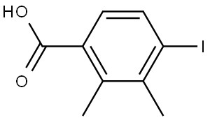 4-Iodo-2,3-dimethylbenzoic acid Structure