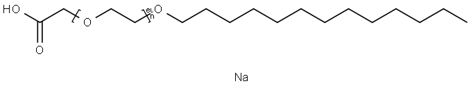 SODIUM TRIDECETH-12 CARBOXYLATE Struktur