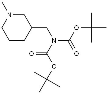 Imidodicarbonic acid, 2-[(1-methyl-3-piperidinyl)methyl]-, 1,3-bis(1,1-dimethylethyl) ester