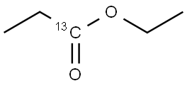 Ethyl propionate-1-13C Struktur