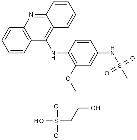 Amsacrine Isothionate Structure