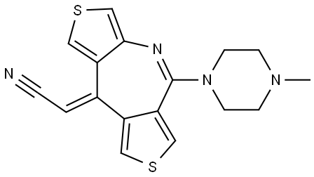 (Z)-Tenilapine Struktur