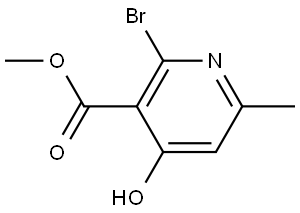Methyl 2-bromo-4-hydroxy-6-methylnicotinate Struktur