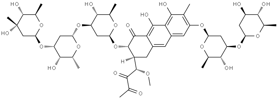 Mithramycin Impurity 4(Mithramycin SDK） Struktur