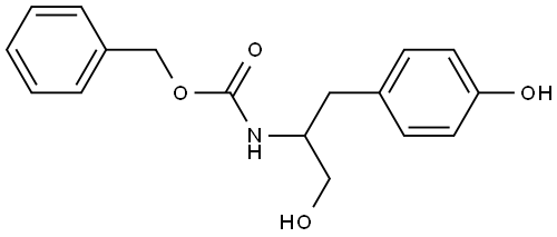 N-Cbz-DL-Tyrosinol Struktur
