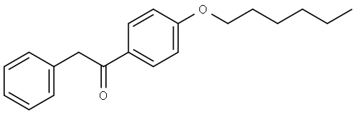 Ethanone, 1-[4-(hexyloxy)phenyl]-2-phenyl- Struktur