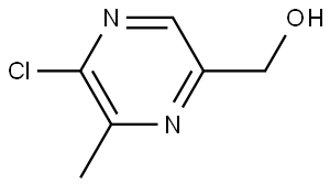 5-Chloro-6-methyl-2-pyrazinemethanol Struktur