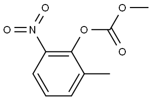 METHYL 2-METHYL-6-NITROPHENYL CARBONATE Struktur