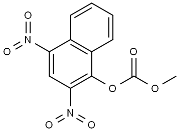 2,4-DINITRO-1-NAPHTHYL METHYL CARBONATE Struktur