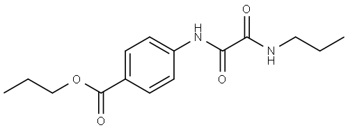 4-(PROPYLAMINOOXALYL-AMINO)-BENZOIC ACID PROPYL ESTER Struktur