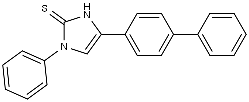 4-(1,1'-BIPHENYL)-4-YL-1-PHENYL-1,3-DIHYDRO-2H-IMIDAZOLE-2-THIONE Struktur