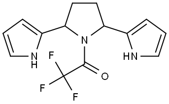 2-(5-(1H-PYRROL-2-YL)-1-(TRIFLUOROACETYL)-2-PYRROLIDINYL)-1H-PYRROLE Struktur