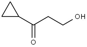 1-Cyclopropyl-3-hydroxypropan-1-one Struktur