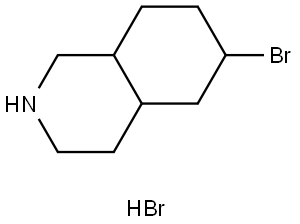 6-BROMOPERHYDROISOQUINOLINE HYDROBROMIDE Struktur