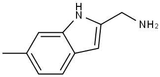 (6-Methyl-1H-indol-2-yl)methanamine Struktur