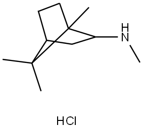 Mecamylamine Related Compound A (10 mg) (N,1,7,7-Tetramethylbicyclo[2.2.1]heptan-2-amine hydrochloride) Struktur