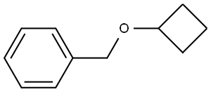 Benzene, [(cyclobutyloxy)methyl]- Struktur