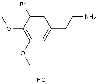2-(3-bromo-4,5-dimethoxyphenyl)ethan-1-amine
hydrochloride Struktur