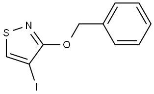 3-(Benzyloxy)-4-iodoisothiazole Struktur