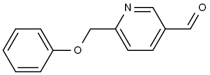 3-Pyridinecarboxaldehyde, 6-(phenoxymethyl)- Struktur