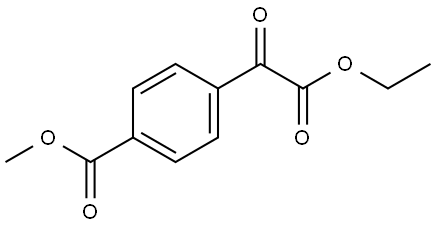 ethyl 4-methoxycarbonylbenzoylformate Struktur