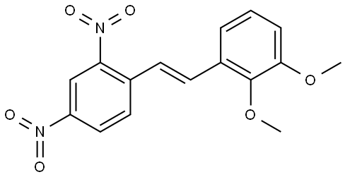 2,3-DIMETHOXY-2',4'-DINITROSTILBENE Struktur