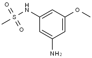 N-(3-Amino-5-methoxyphenyl)methanesulfonamide Struktur