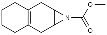 METHYL 1A,2,3,4,5,6,7,7A-OCTAHYDRO-1H-NAPHTHO[2,3-B]AZIRENE-1-CARBOXYLATE Struktur
