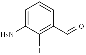 3-Amino-2-iodobenzaldehyde Struktur