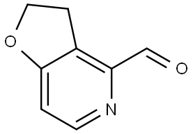 2,3-Dihydrofuro[3,2-c]pyridine-4-carbaldehyde Struktur
