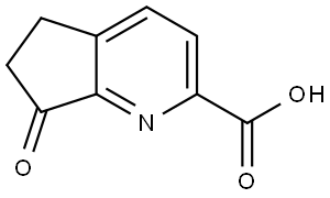 7-Oxo-6,7-dihydro-5H-cyclopenta[b]pyridine-2-carboxylic acid7-oxo-6,7-dihydro-5H-cyclopenta[b]pyridine-2-carboxylic acid Struktur
