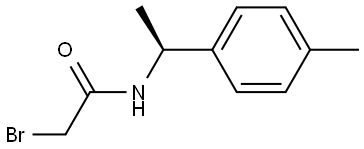 Acetamide, 2-bromo-N-[(1S)-1-(4-methylphenyl)ethyl]- Struktur