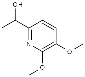 1-(5,6-Dimethoxypyridin-2-yl)ethan-1-ol Struktur