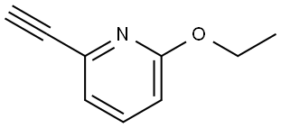 2-Ethoxy-6-ethynylpyridine Struktur