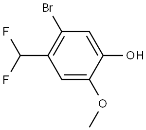 5-Bromo-4-(difluoromethyl)-2-methoxyphenol|5-溴-4-(二氟甲基)-2-甲氧基苯酚