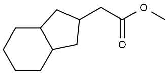 Methyl 2-(octahydro-1H-inden-2-yl)acetate Struktur