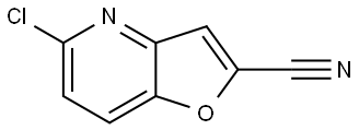 5-Chlorofuro[3,2-b]pyridine-2-carbonitrile Struktur